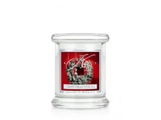 Kringle Candle Christmas Stroll vonná sviečka mini 1-knôtová (127 g)