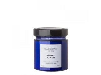 Vila Hermanos Apothecary Cobalt Blue Mimosa & Thiare vonná sviečka 150g