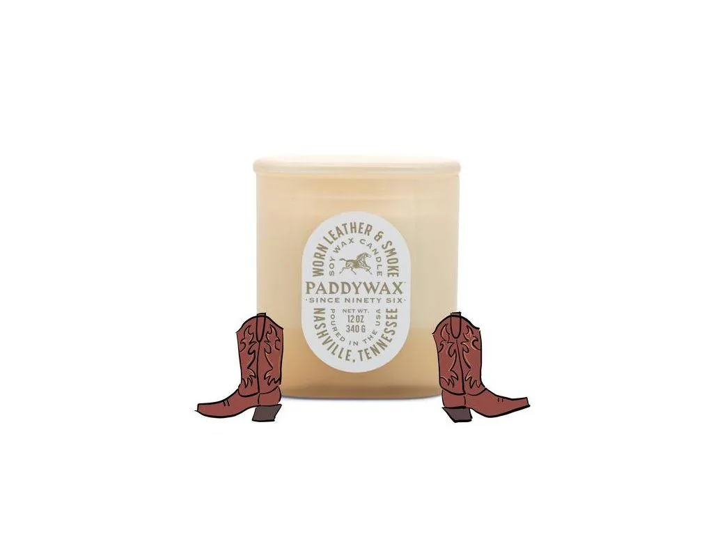 Paddywax Vista Worn Leather & Smoke vonná sviečka 340 g – Obrázok 2