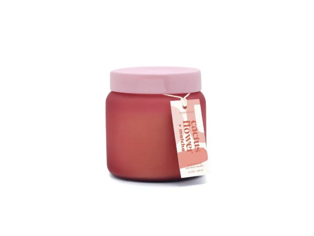 Paddywax Lolli Coral Cactus Flower & Matcha vonná sviečka (13oz / 368 g)