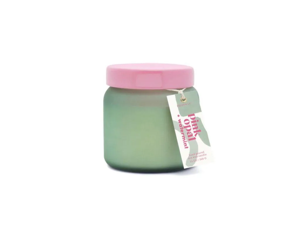 Paddywax Lolli Pink Opal & Watermint vonná sviečka (13oz / 368 g)