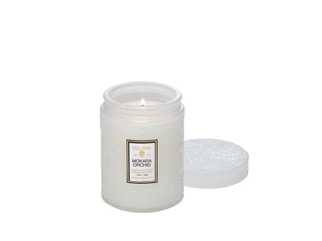Voluspa Japonica Mokara Small Jar vonná sviečka (5.5oz / 156g) – Obrázok 2