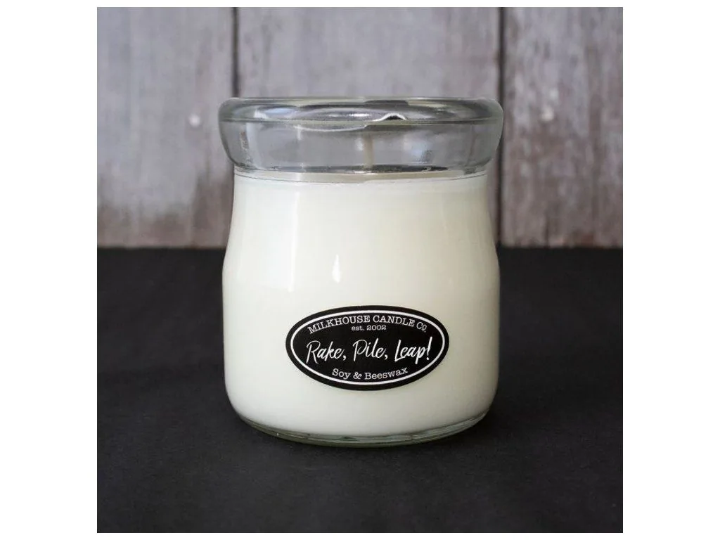 MILKHOUSE CANDLE Rake Pile Leap vonná sviečka CREAM JAR (142 g)
