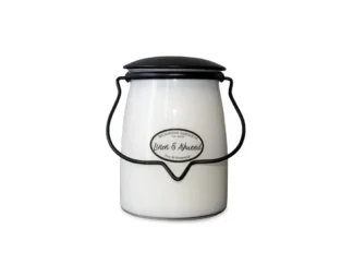 MILKHOUSE CANDLE Linen & Ashwood vonná sviečka BUTTER JAR (624 g)