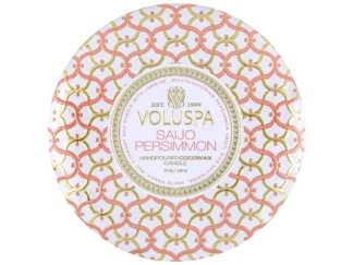 Voluspa Maison Blanc Saijo Persimmon 3 Wick Tin vonná sviečka 340g