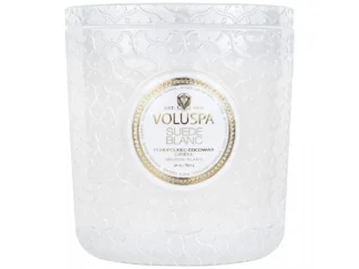 Voluspa Maison Blanc Suede Blanc Luxe vonná sviečka 853g
