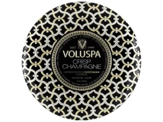 Voluspa Maison Noir Crisp Champagne 3 Wick Tin vonná sviečka 340g