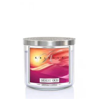 Kringle Candle TUMBLER Desert Oud 3-knôtová vonná sviečka 411g
