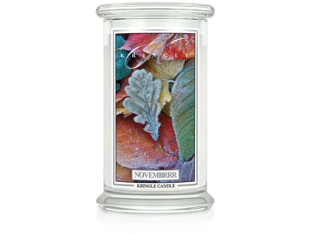 Kringle Candle Novembrrr vonná sviečka veľká 2-knôtová (624 g)