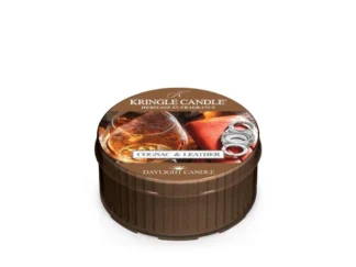 Kringle Candle Cognac & Leather vonná sviečka (42 g)
