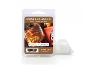 Kringle Candle Cognac & Leather vonný vosk (64 g)