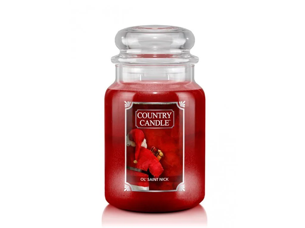 Country Candle Ol' Saint Nick vonná sviečka veľká 2-knôtová (652 g)