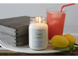 MILKHOUSE CANDLE Guava Lemonade vonná sviečka Farmhouse Jar (368 g)