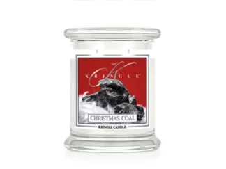 Kringle Candle Christmas Coal vonná sviečka stredná 2-knôtová (411 g)