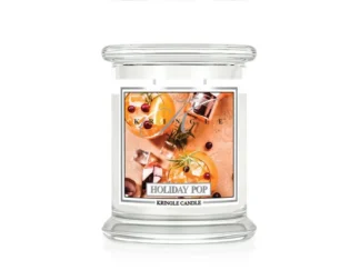 Kringle Candle Holiday Pop vonná sviečka stredná 2-knôtová (411 g)