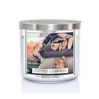 Kringle Candle Knitted Cashmere 3-knôtová vonná sviečka 411g