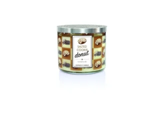 Kringle Candle Salted Oreo Donut 3-knôtová vonná sviečka 411g