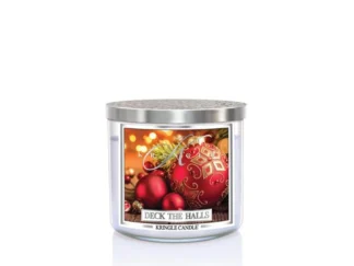 Kringle Candle Deck the Halls 3-knôtová vonná sviečka 411g