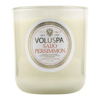 Voluspa Maison Blanc Saijo Persimmon vonná sviečka (340g) - ZATEČENÝ VRCHNÁK KRABIČKY