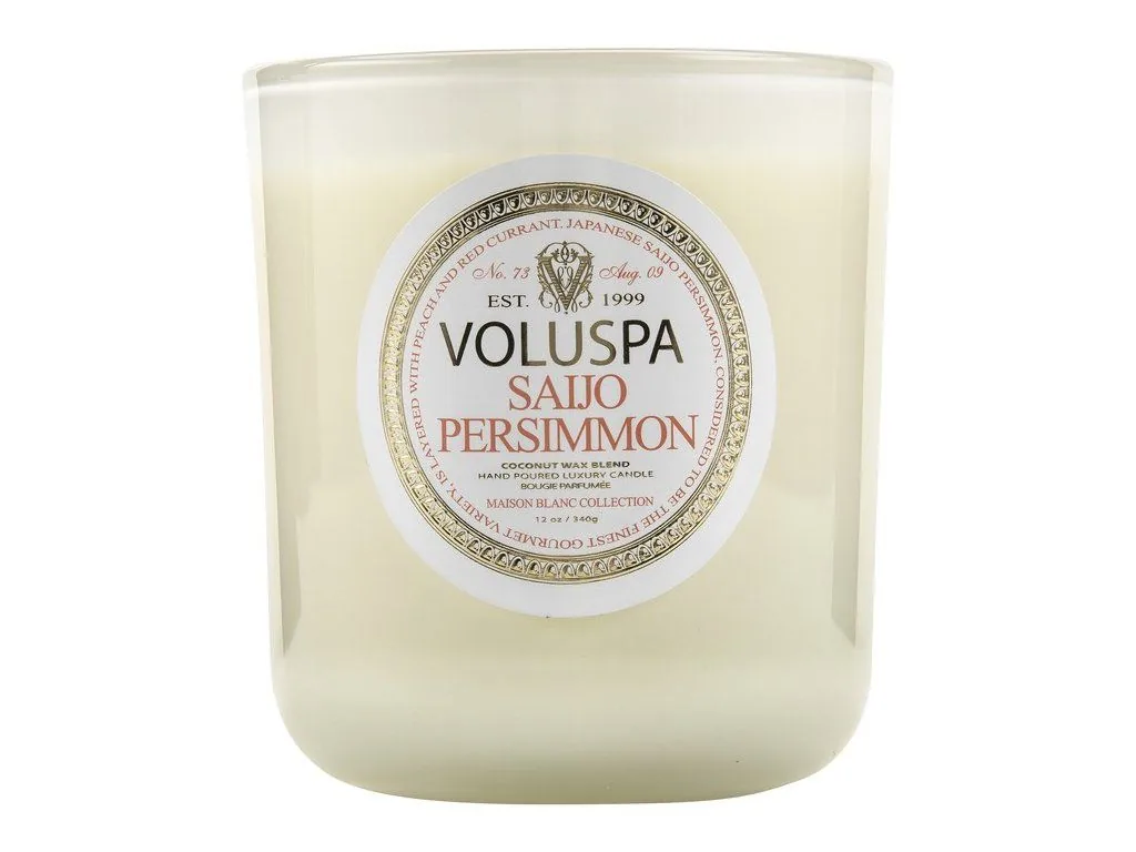 Voluspa Maison Blanc Saijo Persimmon vonná sviečka (340g) - ZATEČENÝ VRCHNÁK KRABIČKY
