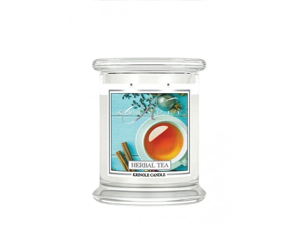 Kringle Candle Herbal Tea vonná sviečka stredná 2-knôtová (411 g)
