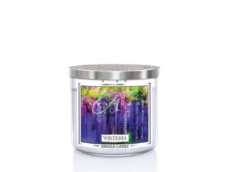 Kringle Candle TUMBLER Wisteria 3-knôtová vonná sviečka 411g