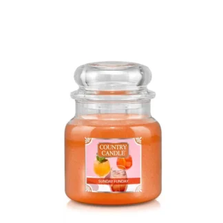 Country Candle Sunday Funday vonná sviečka stredná 2-knôtová (453 g)