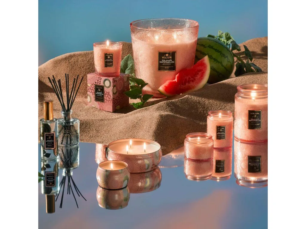 Voluspa Japonica Kalahari Watermelon Petite vonná sviečka 90g – Obrázok 3