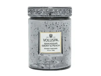 Voluspa Vermeil Makassar Ebony & Peach Small Jar vonná sviečka (5.5oz / 156g)