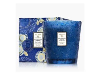 Voluspa Japonica Mediterranean Lemon Mini Hearth vonná sviečka (38 oz / 1077 g)