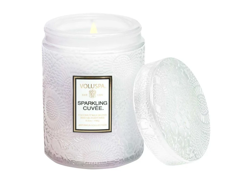 Voluspa Japonica Holiday Sparkling Cuvée Small Jar vonná sviečka (5.5oz / 156g) – Obrázok 2