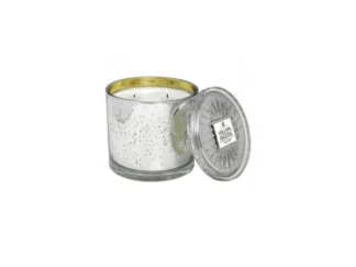 Voluspa Vermeil Silver Birch Peppercorn 36oz Grande Maison Candle w/ Lid