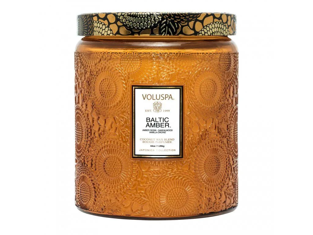 Voluspa Japonica Baltic Amber Luxe vonná sviečka 853g