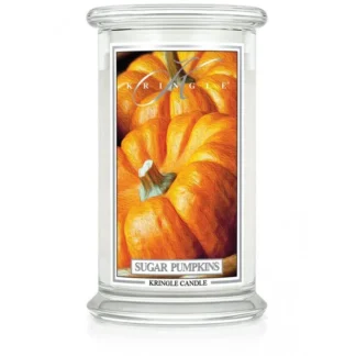 Kringle Candle Sugar Pumpkins vonná sviečka veľká 2-knôtová (624 g)