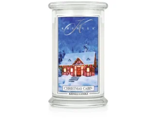 Kringle Candle Christmas Cabin vonná sviečka veľká 2-knôtová (624 g)