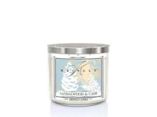 Kringle Candle TUMBLER Sandalwood & Cade 3-knôtová vonná sviečka (411g)