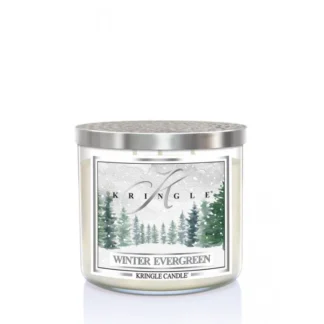 Kringle Candle TUMBLER Winter Evergreen 3-knôtová vonná sviečka (411g)