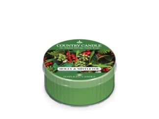 Country Candle Holly & Mistletoe vonná sviečka (42g)