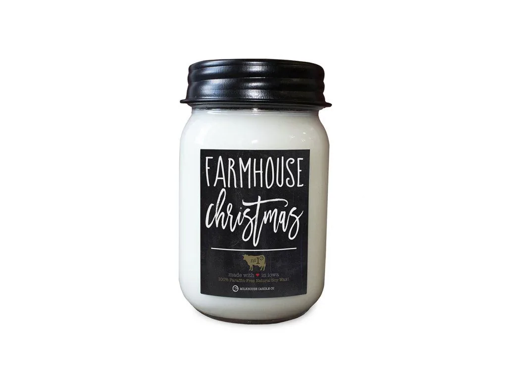 MILKHOUSE CANDLE Farmhouse Christmas vonná sviečka Farmhouse Jar (368 g)