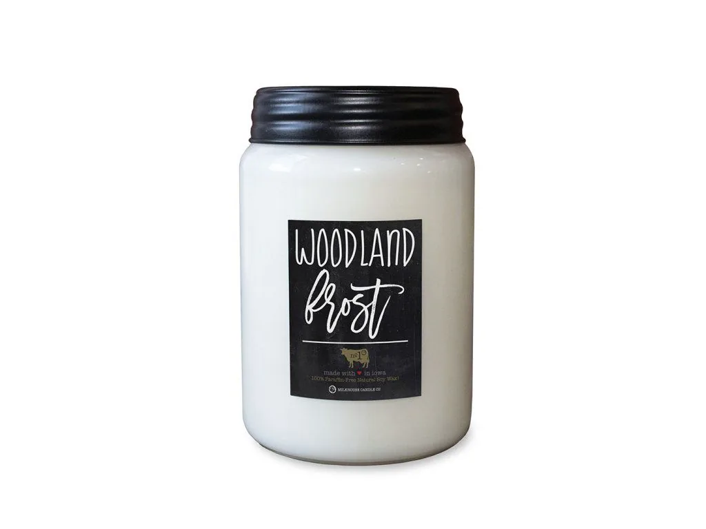 MILKHOUSE CANDLE Woodland Frost vonná sviečka Farmhouse Jar (737 g)