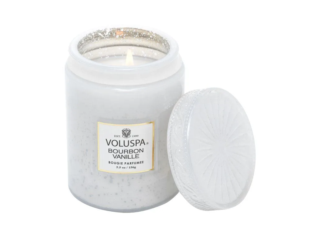 Voluspa Vermeil Bourbon Large Jar vonná sviečka (18oz / 510g) – Obrázok 2