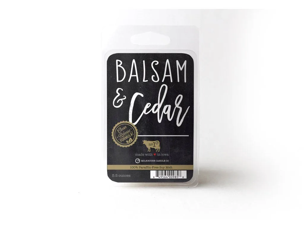 MILKHOUSE CANDLE Farmhouse Balsam & Cedar vonný vosk 155g