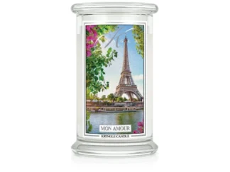 Kringle Candle Mon Amour vonná sviečka veľká 2-knôtová (624 g)