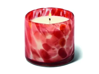 Paddywax LUXE Saffron Rose vonná sviečka vo fúkanom skle 8 oz./226g