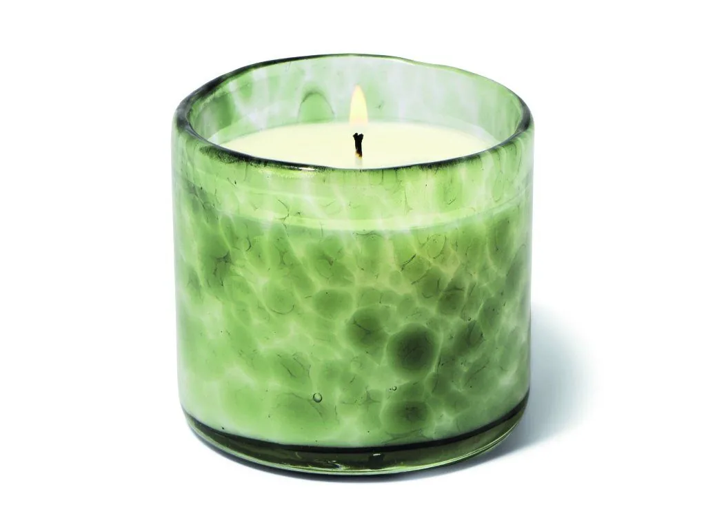 Paddywax LUXE Tabac & Pine vonná sviečka vo fúkanom skle 8 oz./226g