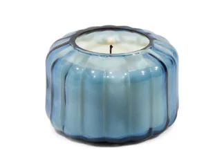 Paddywax RIPPLE Peppered Indigo vonná sviečka v sklenenej nádobe 4.5 oz./128g