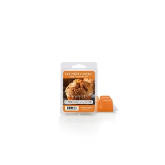 Country Candle Pumpkin Banana Muffin vonný vosk (64g)