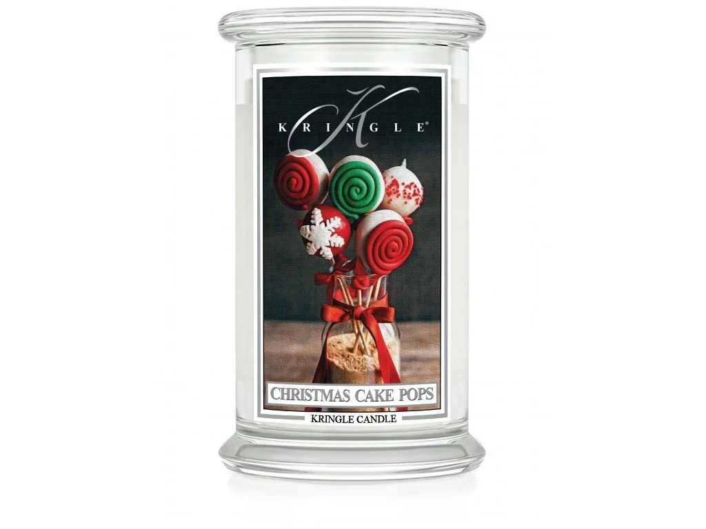 Kringle Candle Christmas Cake Pops vonná sviečka veľká 2-knôtová (624 g)