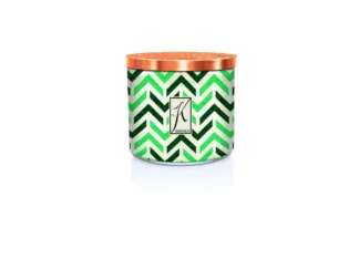 Kringle Candle TUMBLER Bourbon Bonfire 3-knôtová vonná sviečka (411g)