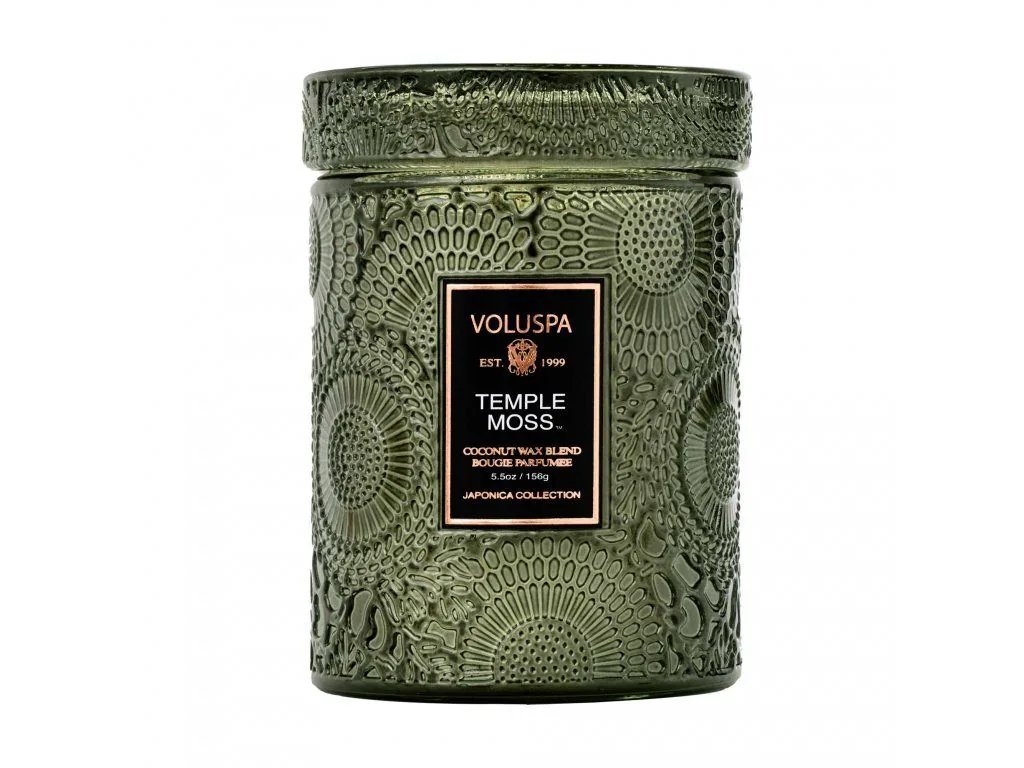 Voluspa Japonica Temple Moss Small Jar vonná sviečka (5.5oz / 156g)